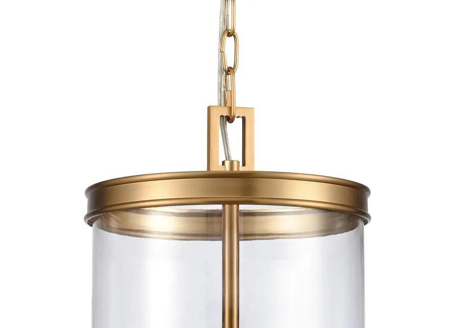 Mendoza 10.25'' Gold Wide 3-Light Pendant