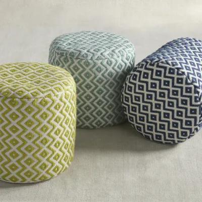 LENON POUF CUBE Blue Surf