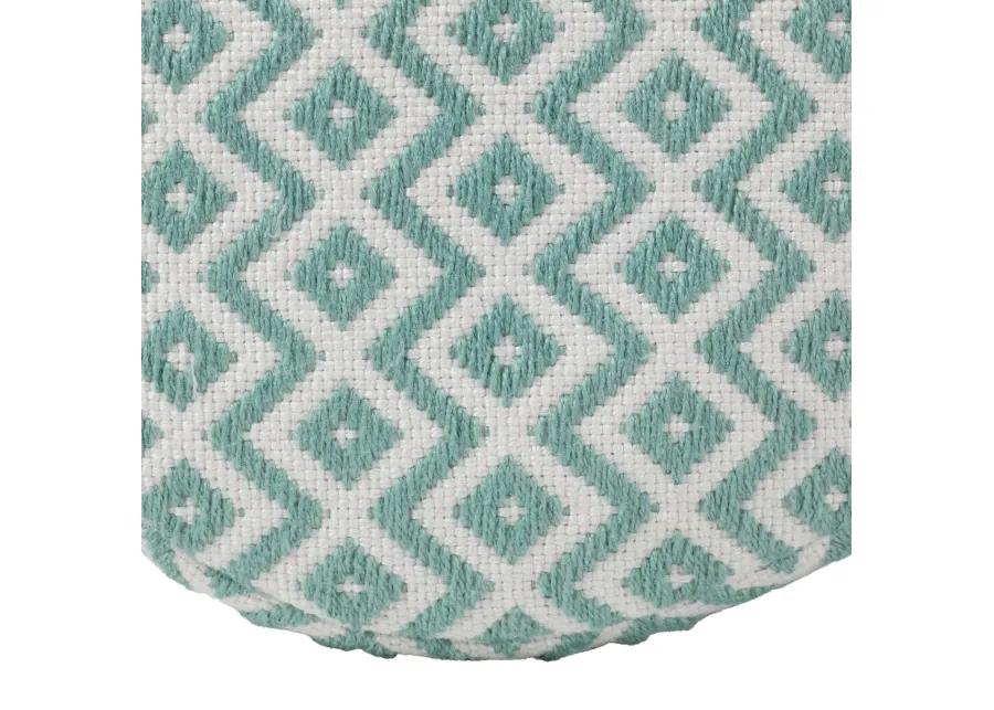 LENON POUF CUBE Blue Surf