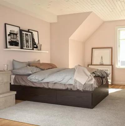 Full Platform Bed with Drawers