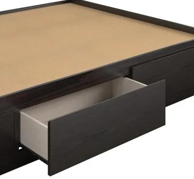 Full Platform Bed with Drawers