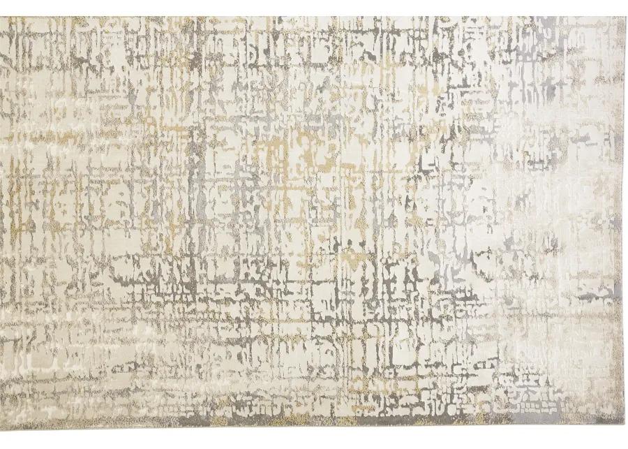 Waldor 3683F Ivory/Gray 2'10" x 7'10" Rug