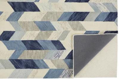 Arazad 8446F Blue/Ivory/Gray 3'6" x 5'6" Rug