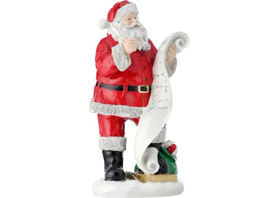 10" Santa Checking His List Twice