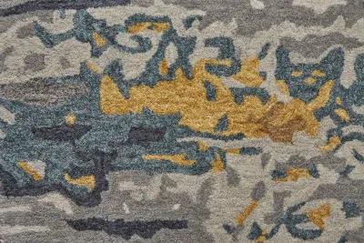 Everley 8644F Gray/Yellow/Blue 10' x 14' Rug