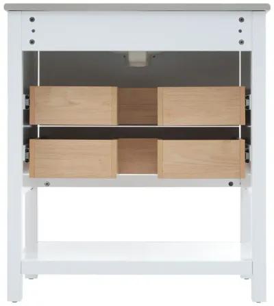 Merax Bathroom Vanity Cabinet with 2 Drawers