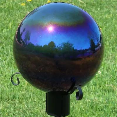 Sunnydaze 10" Mirrored Glass Stainless Steel Gazing Globe