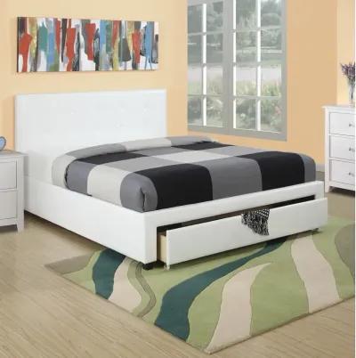 Bedroom Furniture Storage Under Bed Queen Size Bed PU Leather