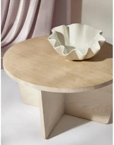 Ruffle Ceramic Bowl Large