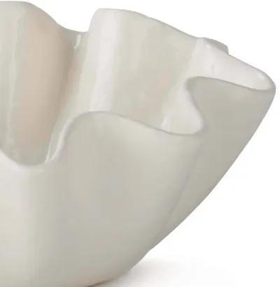 Ruffle Ceramic Bowl Large