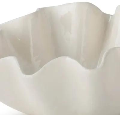 Ruffle Ceramic Bowl Large