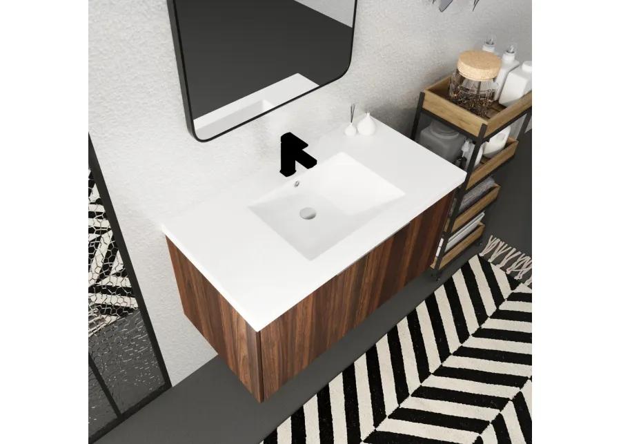 36" Modern Design Floating Bathroom Vanity with Soft Close Doors