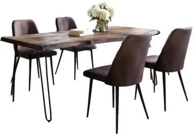 Jofran Nature's Edge Five Piece Solid Acacia Dining Set