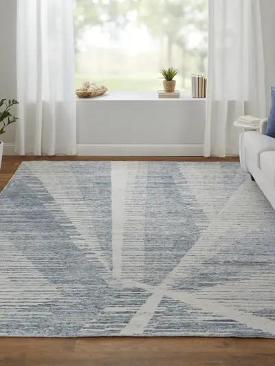 Brighton 69CHF 11'6" x 15' Ivory/Blue/Silver Rug