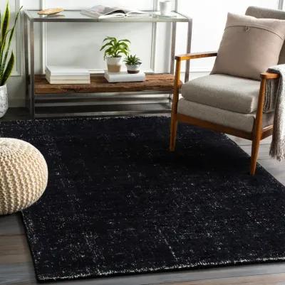 Messina MSN-2302 4' x 6' Black Rug