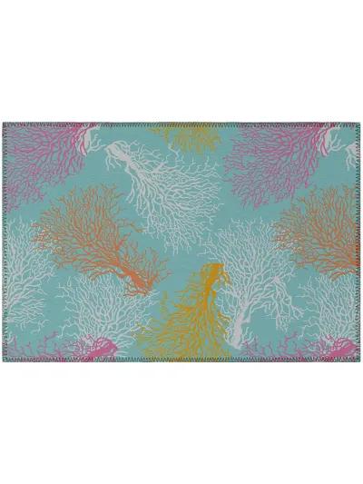 Seabreeze SZ3 Teal 20" x 30" Rug