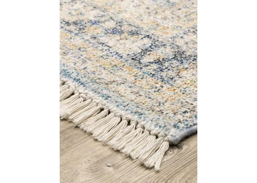 Malabar 5' x 8' Blue Rug