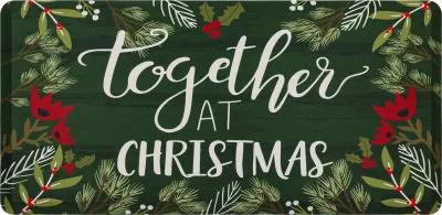 Together At Christmas Multi 1' 6" x 2' 6" Door Mat