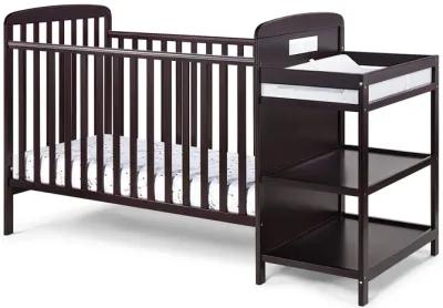 Suite Bebe Ramsey 3-in-1 Crib and Changer Combo Espresso