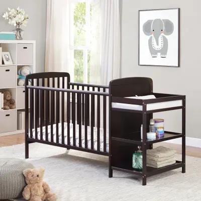 Suite Bebe Ramsey 3-in-1 Crib and Changer Combo Espresso