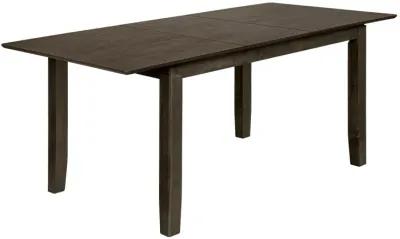 Monarch Specialties 1375, 72" Rectangular, Dining Table-Grey Veneer 36"X 72" / 18" Extension Panel, 54" L x 35.5" W x 29.5" H