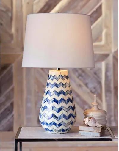 Cassia Chevron Table Lamp