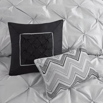 Gracie Mills Shelby 7-Piece Padded Comforter Set