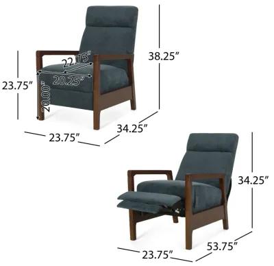 Christopher Knight Home® Wood Hand Manual Club Recliner Chair