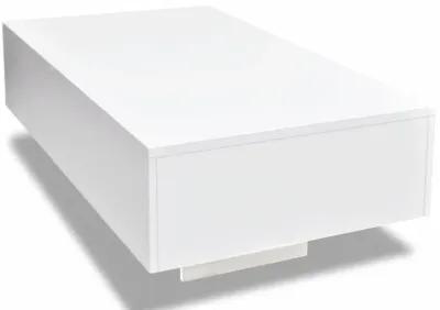 vidaXL Coffee Table High Gloss White