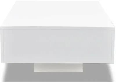 vidaXL Coffee Table High Gloss White