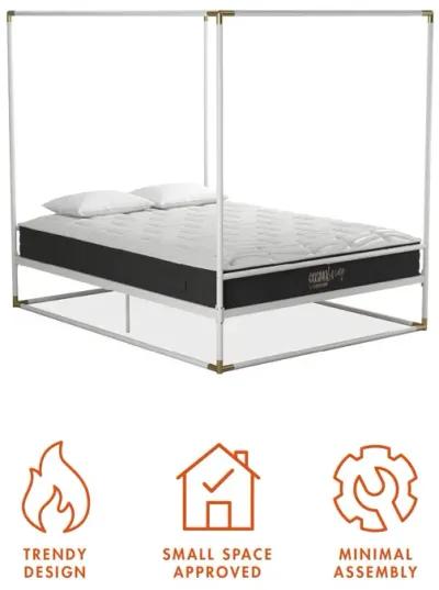 Celeste Canopy Metal Bed