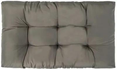 vidaXL Pallet Cushions 3 pcs Gray Polyester