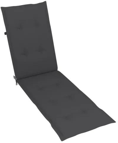 vidaXL Deck Chair Cushion Anthracite (29.5"+41.3")x19.7"x1.6"