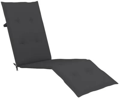 vidaXL Deck Chair Cushion Anthracite (29.5"+41.3")x19.7"x1.6"