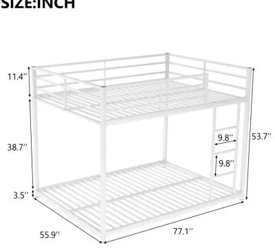 Merax Full over Full Metal Bunk Bed