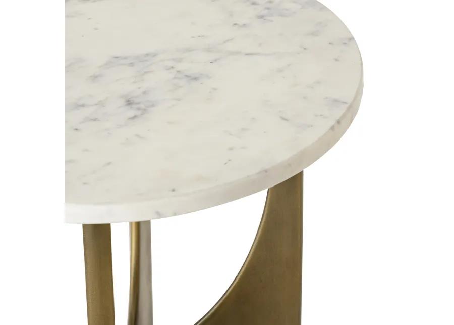 Elroy Brass Accent Table