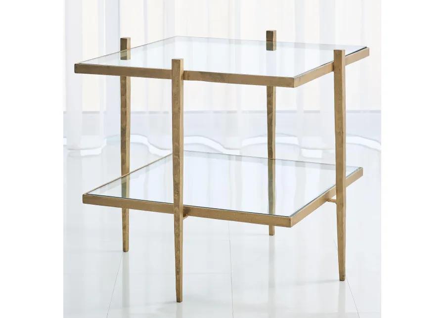 Laforge End Table- Gold