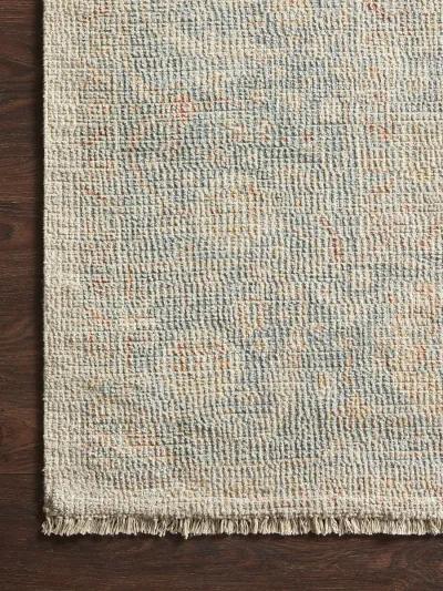 Priya PRY08 Bone/Bluestone 2'3" x 3'9" Rug