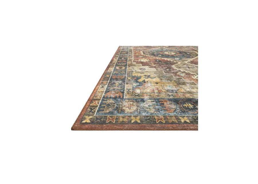 Skye SKY11 Rust/Blue 9' x 12' Rug