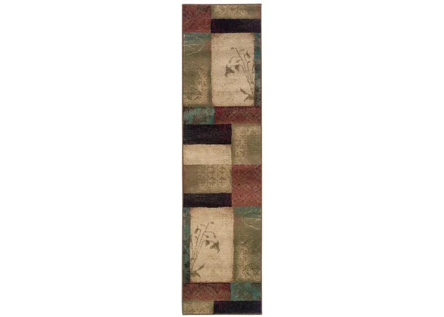 Hudson 1'10" x 7'6" Beige Rug