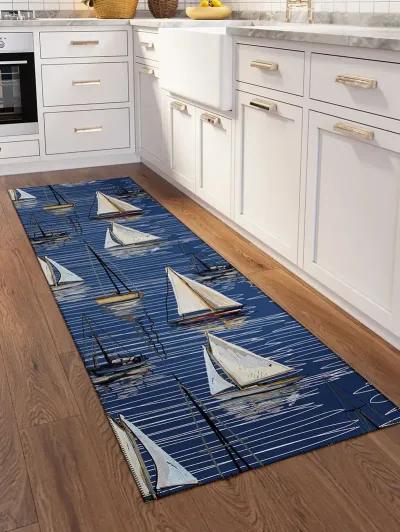 Harbor HA8 Navy 2'3" x 7'6" Rug