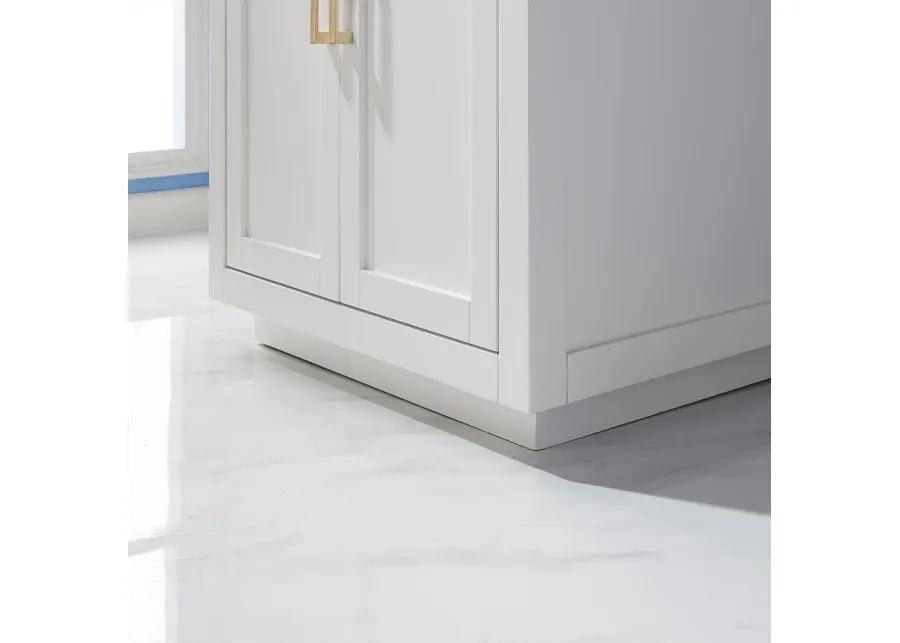 Altair 30 Single Bathroom Vanity Cabinet Only in White without Countertop and Mirror