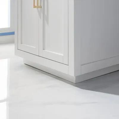 Altair 30 Single Bathroom Vanity Cabinet Only in White without Countertop and Mirror