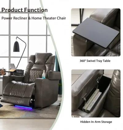 Merax Motion Power Recliner Chair with USB Charging Port