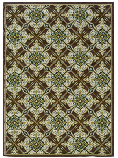 Caspian 8'6" x 13' Brown Rug