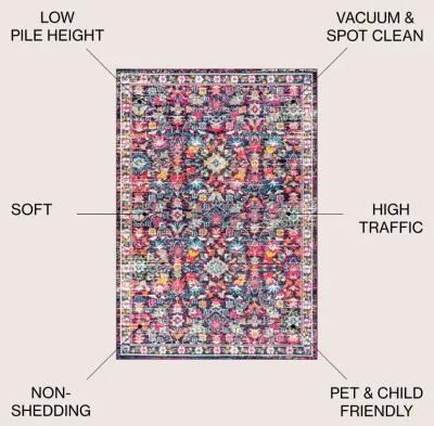 Alfombra Modern Persian Boho Floral Area Rug