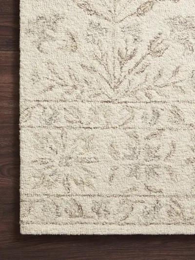 Norabel NOR02 Ivory/Neutral 8'6" x 12' Rug