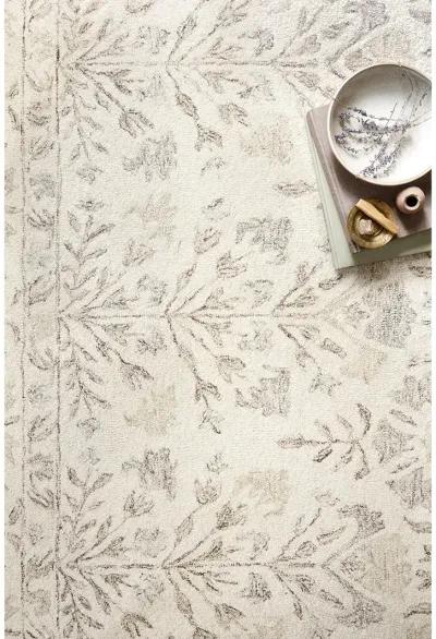 Norabel NOR02 Ivory/Neutral 8'6" x 12' Rug