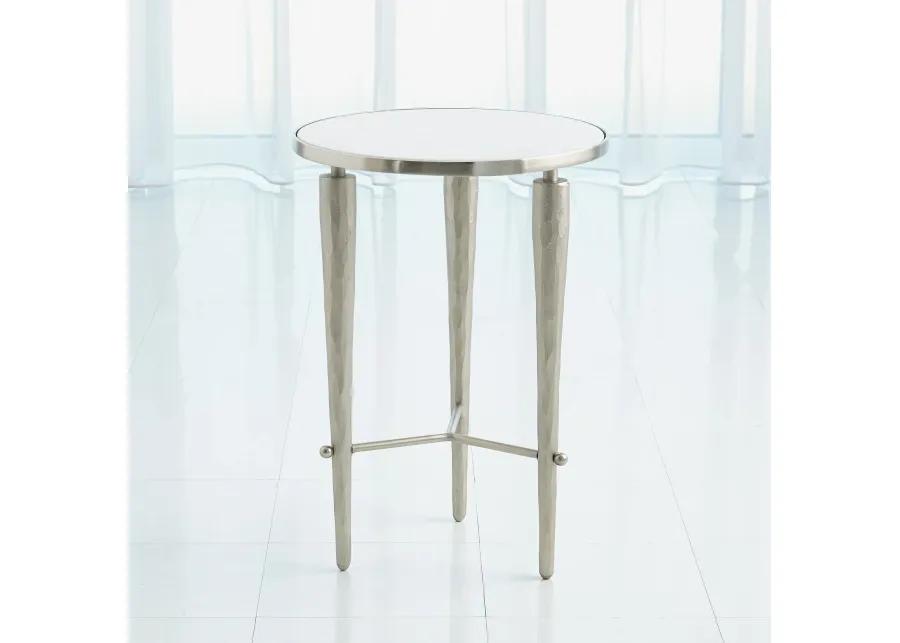 Jasper Accent Table- Silver