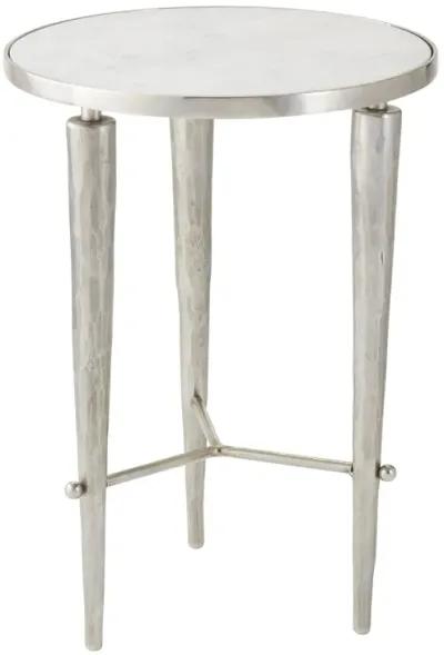 Jasper Accent Table- Silver